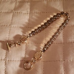 Jewelry - GOLDTONE & PURPLE QUARTZ BEAD BRACELET Jewelry - GOLDTONE & PURPLE QUARTZ BEAD BRACELET
